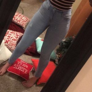 old navy high rise skinny jeans